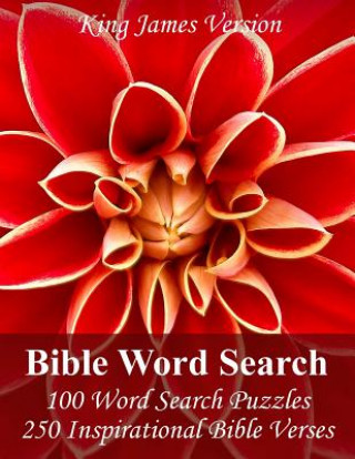 Kniha King James Bible Word Search: 100 Word Search Puzzles with 250 Inspirational Bible Verses in Jumbo Print Puzzlefast
