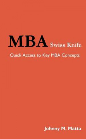 Książka MBA Swiss Knife: Quick Access to Key MBA Concepts Johnny Mikhael Matta