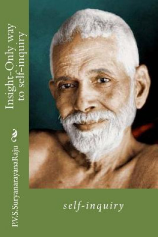 Kniha Insight-Only way to self-inquiry: self-inquiry MR P V S Suryanarayana Raju Raju