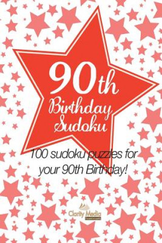 Könyv 90th Birthday Sudoku Clarity Media
