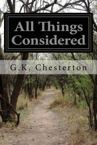 Kniha All Things Considered G. K. Chesterton