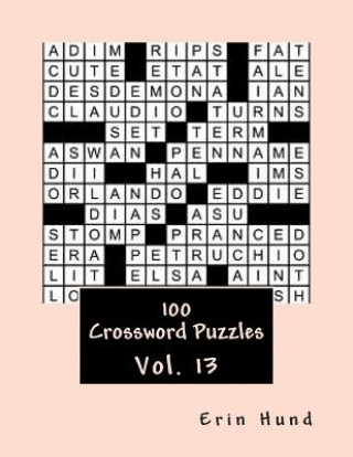 Könyv 100 Crossword Puzzles Vol. 13 Erin Hund