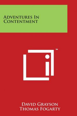 Kniha Adventures In Contentment David Grayson