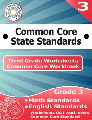 Książka Third Grade Common Core Workbook: Worksheets Corecommonstandards Com