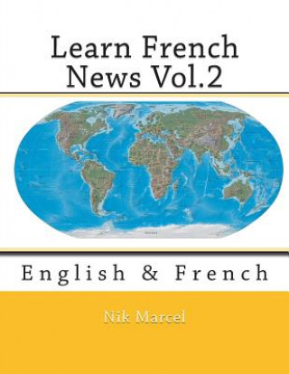 Książka Learn French News Vol.2: English & French Nik Marcel