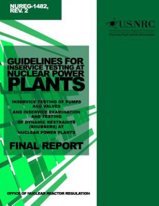 Kniha Guidelines for Inservice Testing at Nuclear Power Plants: Inservice Testing of Pumps and Valves and Inservice Examination and Testing of Dynamic Restr U S Nuclear Regulatory Commission