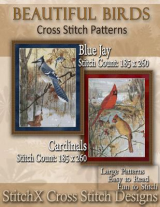Book Beautiful Birds Cross Stitch Patterns Tracy Warrington