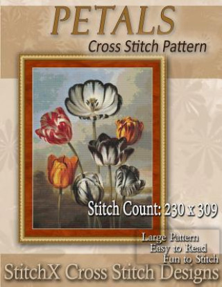 Carte Petals Cross Stitch Pattern Tracy Warrington