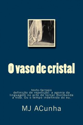 Kniha O vaso de cristal: Texto-farrapo - definicao de repeticao: agonia da linguagem no acto de tornar moribunda a vida. Ou o tempo indefinido M J Acunha