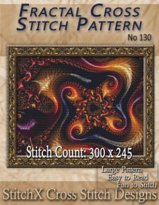 Carte Fractal Cross Stitch Pattern - No. 130 Tracy Warrington