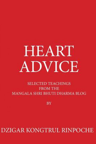 Książka Heart Advice: Selected Teachings from the MSB Dharma Blog by Dzigar Kongtrul Rinpoche Dzigar Kongtrul Rinpoche