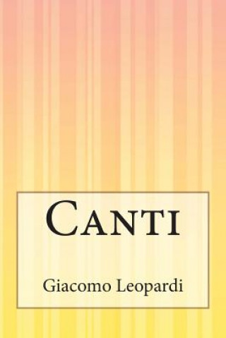 Книга Canti Giacomo Leopardi