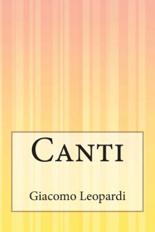 Kniha Canti Giacomo Leopardi