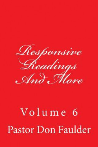 Книга Responsive Readings And More Don D Faulder