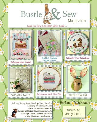 Buch Bustle & Sew Magazine July 2014: Issue 42 Helen Dickson