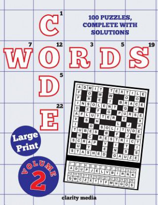 Book Large Print Code Words Volume 2 Clarity Media