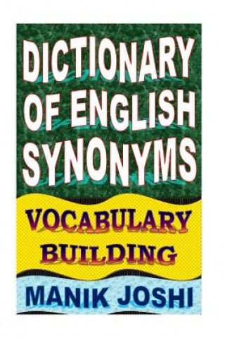 Könyv Dictionary of English Synonyms MR Manik Joshi