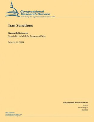 Livre Iran Sanctions Kenneth Katzman