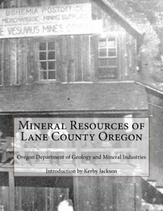 Kniha Mineral Resources of Lane County Oregon Oregon Department of Mineral Industries