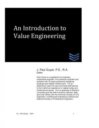 Libro An Introduction to Value Engineering J Paul Guyer