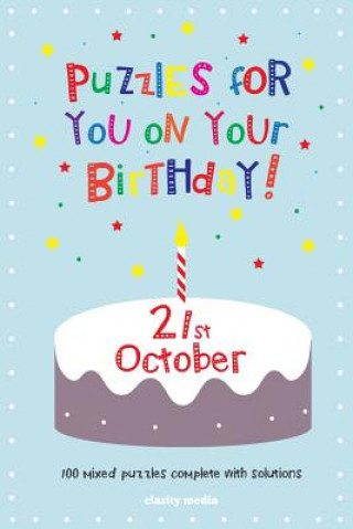 Knjiga Puzzles for you on your Birthday - 21st October Clarity Media