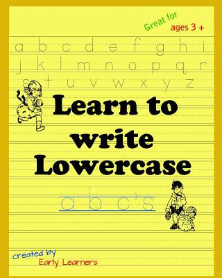 Book Learn to write lowercase Early Learners