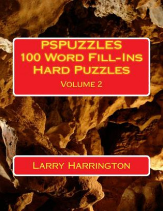 Książka PSPUZZLES 100 Word Fill-Ins Hard Puzzles Volume 2 Larry Harrington