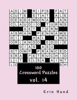 Könyv 100 Crossword Puzzles vol. 14 Erin Hund