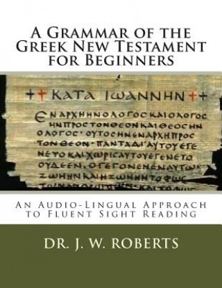 Kniha A Grammar of the Greek New Testament for Beginners J W Roberts