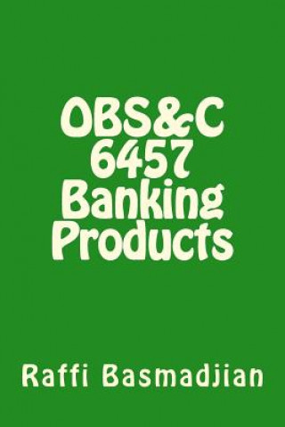 Kniha OBS&C 6457 Banking Products MR Raffi Basmadjian