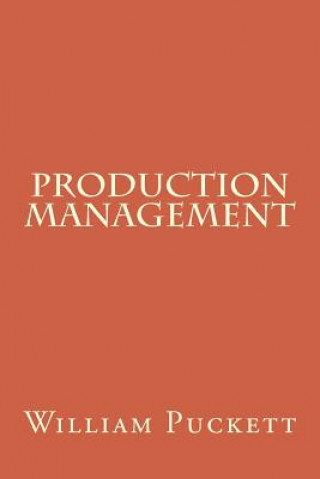 Kniha Production Management MR William R Puckett