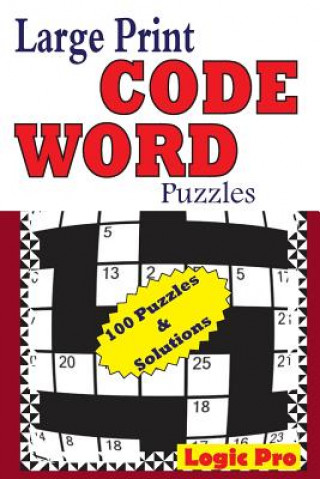 Carte Large Print Code Word Puzzles Logic Pro