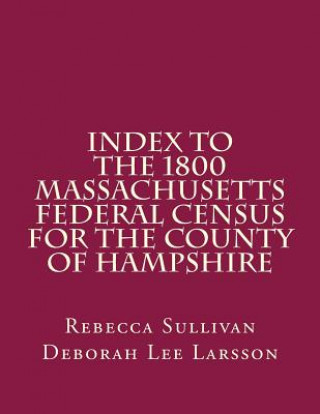 Libro Index to the 1800 Massachusetts Federal Census for the County of Hampshire Rebecca M Sullivan