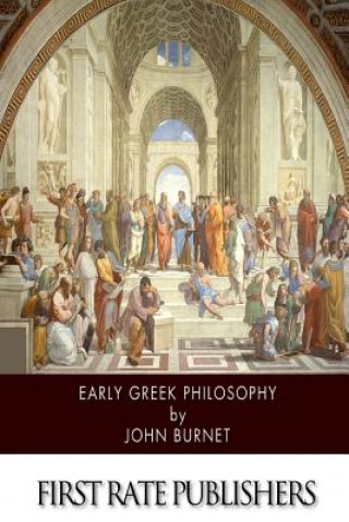 Book Early Greek Philosophy John Burnet