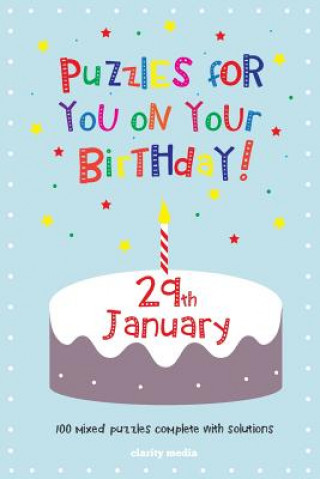 Kniha Puzzles for you on your Birthday - 29th January Clarity Media