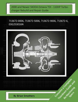 Kniha 2000 and Newer SKODA Octavia TDI - 110HP Turbocharger Rebuild and Repair Guide: 713672-0006, 713672-5006, 713672-9006, 713672-6, 03g253016n Brian Smothers