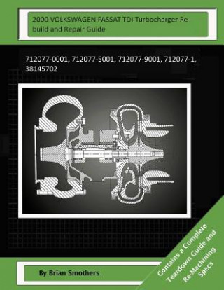 Kniha 2000 VOLKSWAGEN PASSAT TDI Turbocharger Rebuild and Repair Guide: 712077-0001, 712077-5001, 712077-9001, 712077-1, 38145702 Brian Smothers