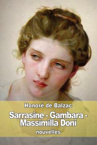 Kniha Sarrasine - Gambara - Massimilla Doni Honoré De Balzac