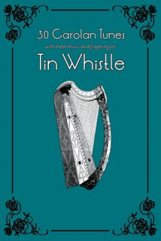 Книга 30 Carolan Tunes with Sheet Music and Fingering for Tin Whistle Stephen Ducke