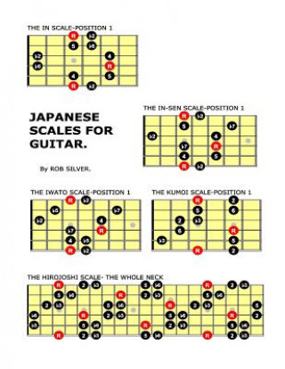 Kniha Japanese Scales for Guitar Rob Silver