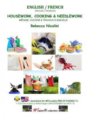 Kniha English / French: Housework, Cooking & Needlework: Color version Rebecca Nicolini