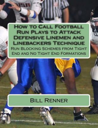 Carte How to Call Football Run Plays to Attack Defensive Linemen and Linebackers Technique: Run Blocking Schemes from Tight End and No Tight End Formations Bill Renner