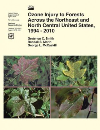 Carte Ozone Injury to Forests Across the Northeast and North Central United States, 1994-2010 United States Department of Agriculture