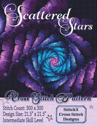 Knjiga Scattered Stars Cross Stitch Pattern Tracy Warrington