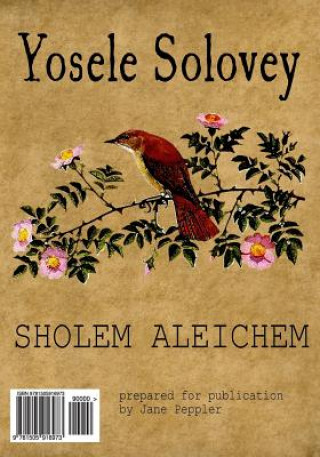 Kniha Yosele Solovey (AF Yidish) Sholem Aleichem