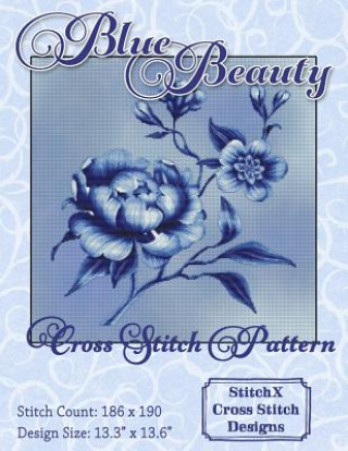 Book Blue Beauty Cross Stitch Pattern Tracy Warrington