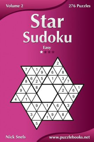 Książka Star Sudoku - Easy - Volume 2 - 276 Logic Puzzles Nick Snels