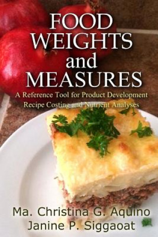 Kniha Food Weights and Measures: A Reference Tool for Product Development, Recipe Costing and Nutrient Analyses Janine P Siggaoat