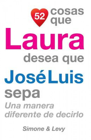 Kniha 52 Cosas Que Laura Desea Que José Luis Sepa: Una Manera Diferente de Decirlo J L Leyva