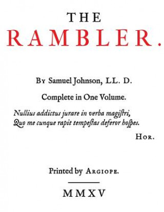 Kniha The Rambler Samuel Johnson